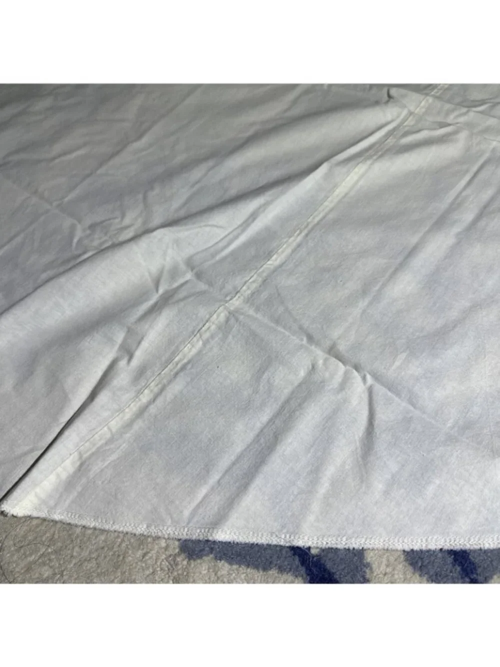 Tablecloth Ivory Cotton Round 100 Inch Unbranded Minimalist Staple Basic